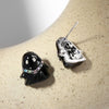 Original Black Cute Ghost Earrings Light Luxury