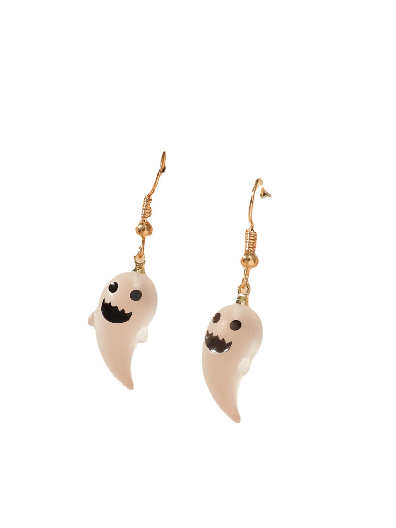 European And American Halloween Cute Resin Ghost Earrings