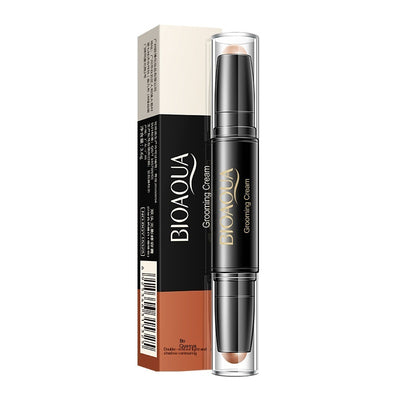 Double-headed Light And Shadow Contour Stick Concealing And Setting Face Repair