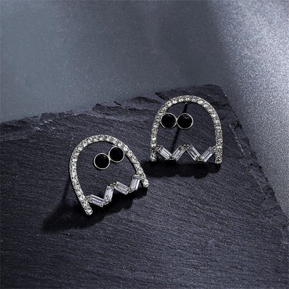 Retro Halloween Eccentric Personality Ghost Earrings