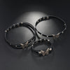 Ins New Dark Style Punk Butterfly Leather Bracelet