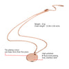 Women's Smooth Round Pendant Necklace