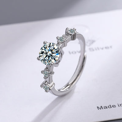 Zirconium Diamond Ring Mouth Special-interest Design Fashion