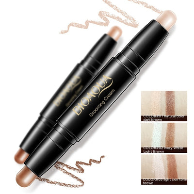 Double-headed Light And Shadow Contour Stick Concealing And Setting Face Repair