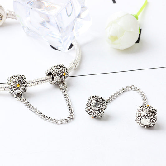 Bracelet DIY Mouse Head Diamond Alloy Beads Fashion Accessories