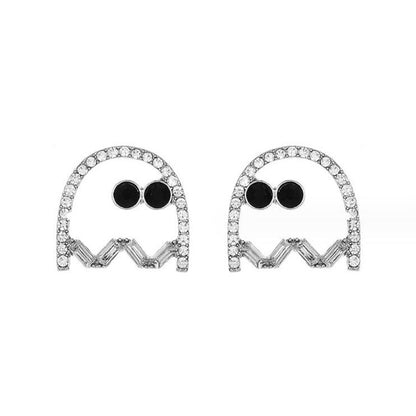 Retro Halloween Eccentric Personality Ghost Earrings