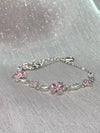 Women's Cherry Blossom Crystal Bracelet