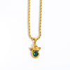 High Color Retention Guardian Angel Pendant Necklace