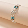 Women's Fashion Twin-style Love Bead Anklet