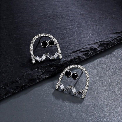 Retro Halloween Eccentric Personality Ghost Earrings