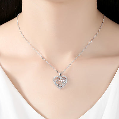 Hollow Heart Necklace For Women Affordable Luxury Fashion