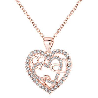 Hollow Heart Necklace For Women Affordable Luxury Fashion