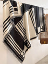 Striped Fashion Cashmere Scarf For Women