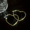 Heart Vintage Metal Earrings Female Accessories