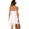 Lace Stitching Sexy Strap Lace Dress Women