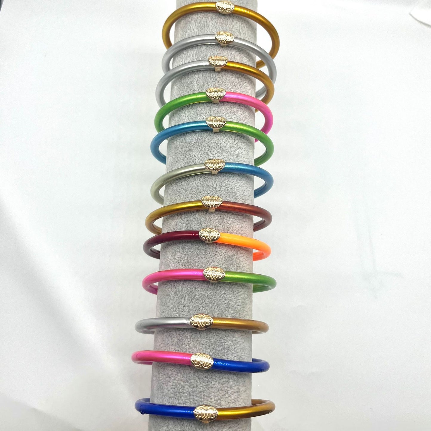 Women's Fashion Simple Silicone Two-tone Bracelet