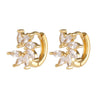 Fashion Copper Plating 18K Gold Earrings Ins Geometric