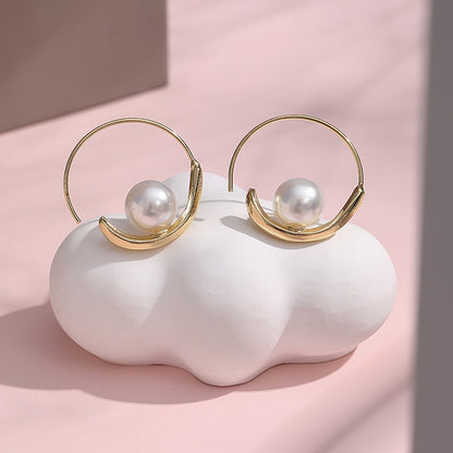 Women's Fashion Vintage Pearl Ear Ring