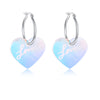 Colorful Laser Color-changing Acrylic Exaggerated Earrings