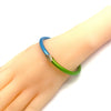 Women's Fashion Simple Silicone Two-tone Bracelet