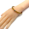 Women's Fashion Simple Silicone Two-tone Bracelet