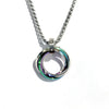 Men's Fashion Simple Stainless Steel Three-ring Necklace