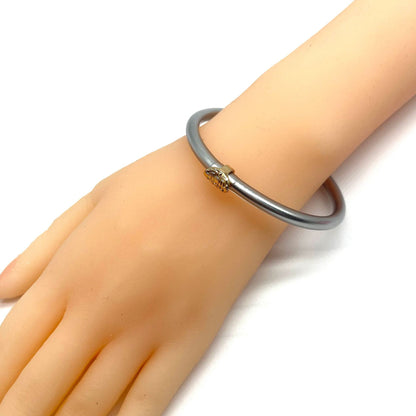 Women's Fashion Simple Silicone Two-tone Bracelet