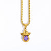 High Color Retention Guardian Angel Pendant Necklace