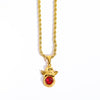 High Color Retention Guardian Angel Pendant Necklace