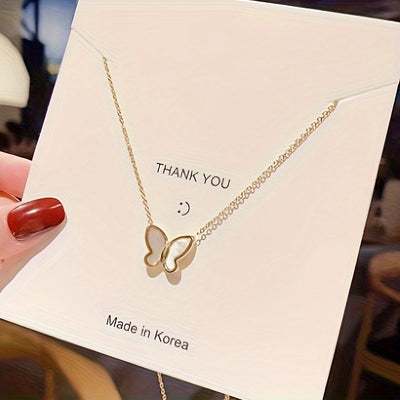 Butterfly Pendant Creative Simple Women's Clavicle Chain