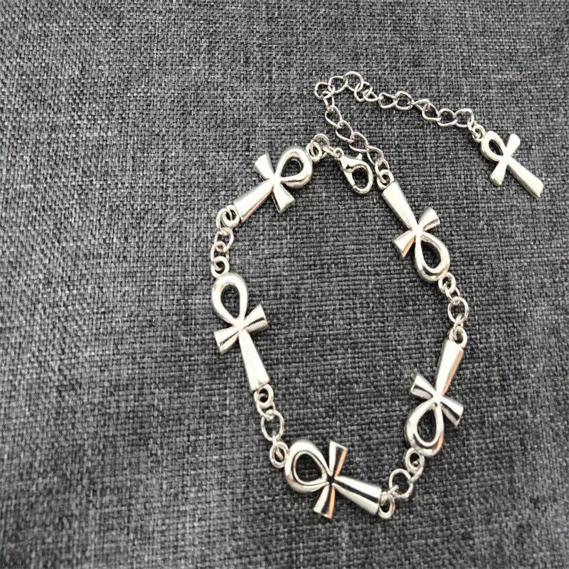 Vampire Religious Gothic Cross Bracelet