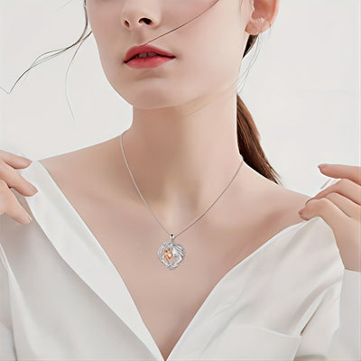 Fashion European And American Style New Heart-shaped Pendant Necklace