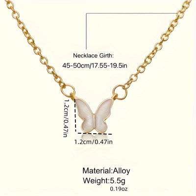 Butterfly Pendant Creative Simple Women's Clavicle Chain