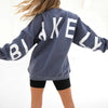 Fashion Printed Thickening Long Sleeve Loose Sweatshirt