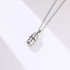 Titanium Steel Pill Necklace Thread Opening And Closing Seal