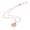 Women's Smooth Round Pendant Necklace