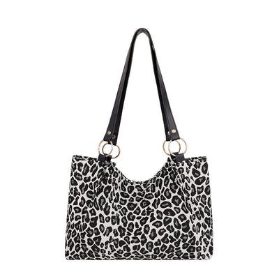 Autumn And Winter Large Capacity Leopard-print Shoulder Bag