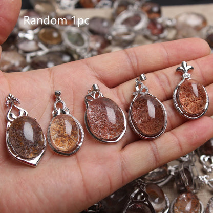 Natural Four Seasons Ghost Inlaid Pendant Ghost Necklace Accessories